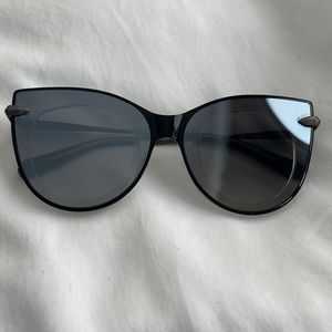Krewe Laveau Nylon Black and Silver Sunglasses